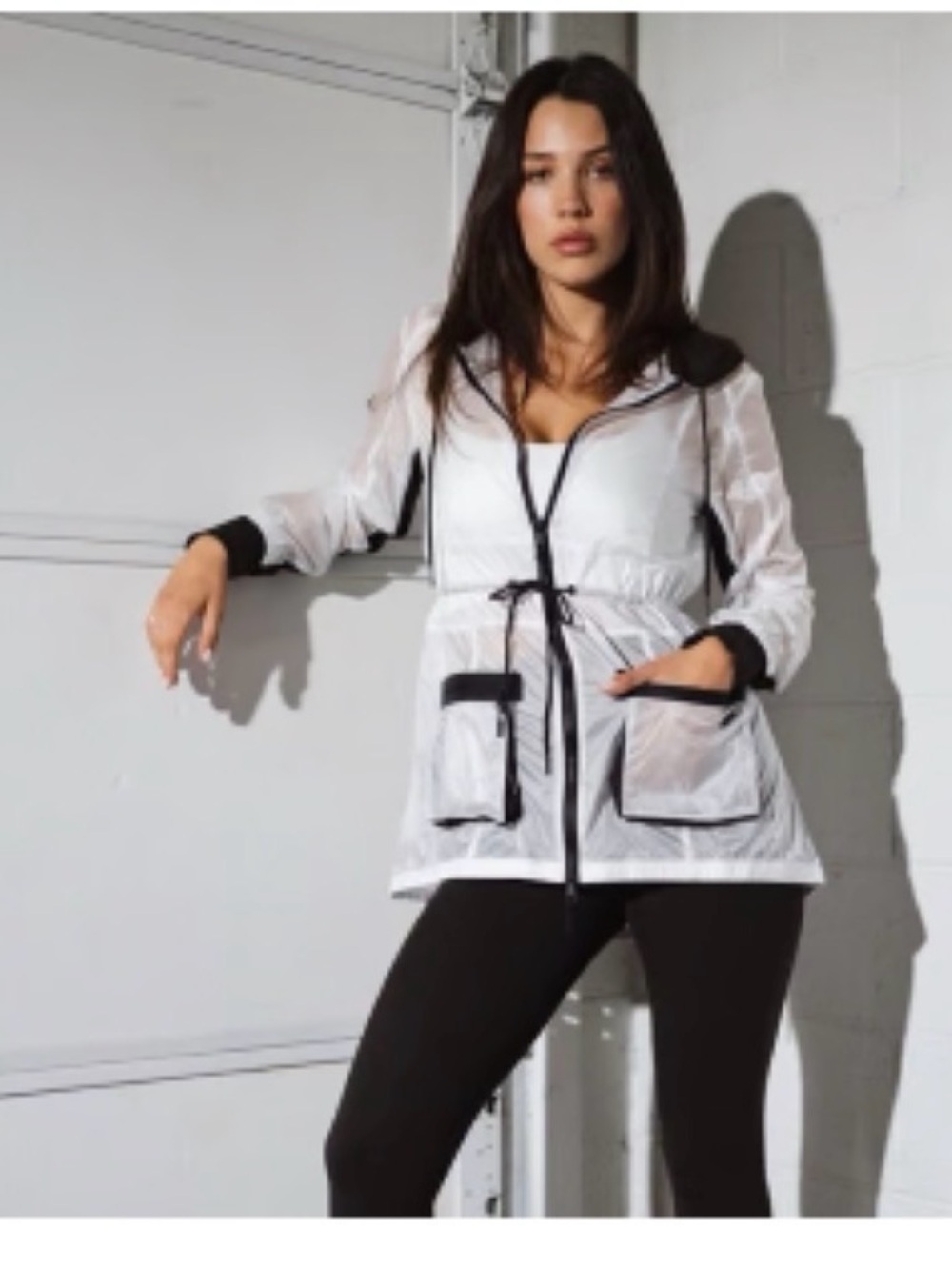 Balance Athletica Intensity Jacket Hydrogen White Windbreaker